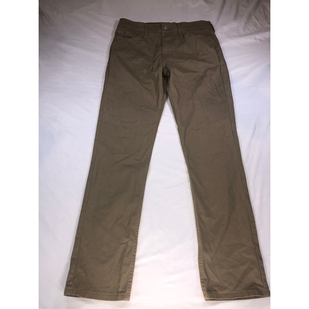 Levis 511‎ Slim Fit All Seasons Tech Khaki Brown Pants 30x32 04511-3376 Mens